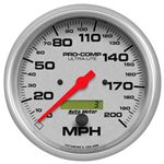 AutoMeter Speedometer 5in - 200 MPH Electric Progr