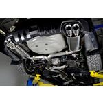 GrimmSpeed Catback Exhaust System, Resonated - 2-3