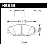 Hawk Performance HPS Brake Pads (HB628F.651)