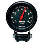 AutoMeter Black 2-5/8 inch 8000 rpm Tachometer Min