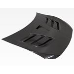 VIS Racing VRS Style Black Carbon Fiber Hood