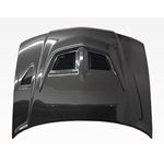 VIS Racing EVO Style Black Carbon Fiber Hood-3