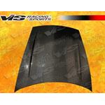 VIS Racing Turbo Style Black Carbon Fiber Hood