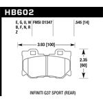 Hawk Performance HPS 5.0 Brake Pads (HB602B.545)