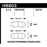 Hawk Performance DTC-60 Disc Brake Pad (HB803G.639
