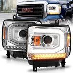 Anzo Projector Headlight Set for 2014-2015 GMC Sie