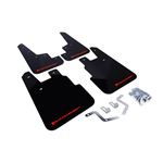 Rally Armor Black Mud Flap/Red Logo for 2014-2018