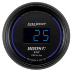 AutoMeter Cobalt Digital 52.4mm Black Vacuum/Boost