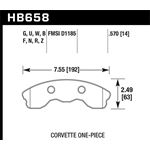 Hawk Performance HPS Brake Pads (HB658F.570)