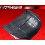 VIS Racing N 1 Style Black Carbon Fiber Hood