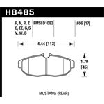 Hawk Performance Blue 9012 Brake Pads (HB485E.656)