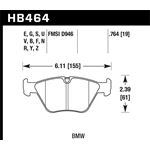 Hawk Performance DTC-50 Brake Pads (HB464V.764)