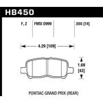 Hawk Performance HPS Brake Pads (HB450F.555)