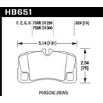 Hawk Performance HPS 5.0 Brake Pads (HB651B.624)