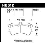 Hawk Performance Performance Ceramic Brake Pads (H