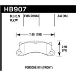 Hawk Performance DTC-50 Brake Pads (HB907V.640)