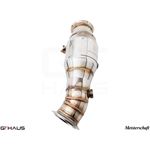 GTHAUS Turbo Back Down Pipe - no cat- Stainless-3