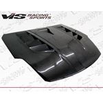 VIS Racing Sniper Style Black Carbon Fiber Hood