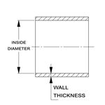 HPS 1/4" ID, 3 Feet Long High Temp 4 ply Ar-3