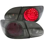 ANZO 2003-2008 Toyota Corolla LED Taillights Red/S