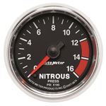 AutoMeter GS 2 1/16in. 1600PSI Nitrous Fuel Pressu