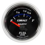 AutoMeter Cobalt Gauge Fuel Level 2 1/16in 16e To