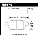Hawk Performance LTS Brake Pads (HB679Y.600)