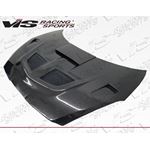 VIS Racing EVO Style Black Carbon Fiber Hood