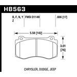 Hawk Performance LTS Brake Pads (HB563Y.656)