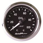 AutoMeter Cobra 2-1/16in 100 PSI Mechanical Oil Pr