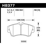 Hawk Performance HPS 5.0 Brake Pads (HB377B.760)