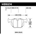 Hawk Performance HPS Brake Pads (HB624F.642)