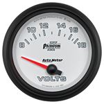 AutoMeter Phantom II 2-5/8in 18V Electric Voltmete