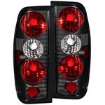 ANZO 1998-2004 Nissan Frontier Taillights Black (2