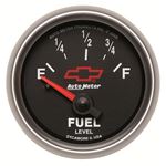 AutoMeter GM Bowtie Black 2-1/16 Fuel Level, 0-90