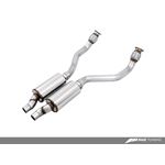 AWE Resonated Downpipes for Audi 3.0T (3215-11030)