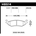 Hawk Performance HPS Brake Pads (HB514F.610)