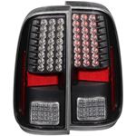 ANZO 2008-2015 Ford F-250 LED Taillights Black (31