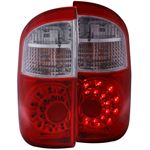 ANZO 2004-2006 Toyota Tundra LED Taillights Red/Cl