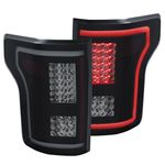 ANZO 2015-2017 Ford F-150 LED Taillights Smoke (-3