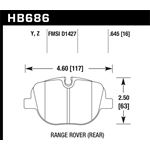 Hawk Performance Performance Ceramic Brake Pads (H