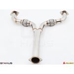 GTHAUS Front Y-Pipe Collector Section- Stainless-