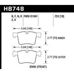 Hawk Performance HPS 5.0 Brake Pads (HB748B.723)