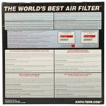 K and N Universal Carbon Fiber Top Air Filter (R-3