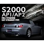 FULL TITANIUM CAT STRAIGHT PIPE KIT EXPREME Ti AP1 AP2 TB6100 HN04A 3