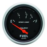 AutoMeter Sport-Comp 2 5/8in 24ohm-33ohm Fuel Leve