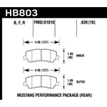 Hawk Performance ER-1 Disc Brake Pad (HB803D.639)