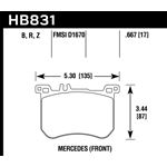 Hawk Performance HPS 5.0 Brake Pads (HB831B.667)