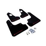 Rally Armor Black Mud Flap/Red Logo for 2008-2015