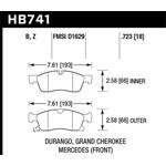 Hawk Performance HPS 5.0 Brake Pads (HB741B.723)